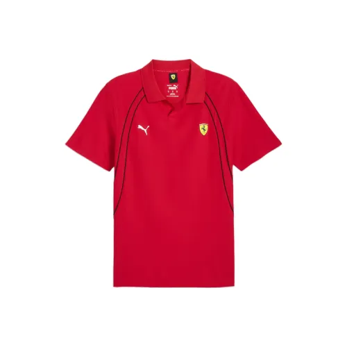 PUMA Ferrari Racing Collection Ferrari Polo Мужское Гоночное Красное
