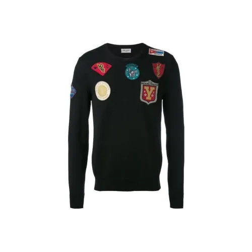 SAINT LAURENT Свитер Мужской Черный