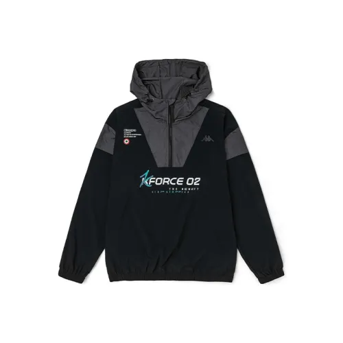 KAPPA COACH JACKET Осенний Весенний Мужской Черный