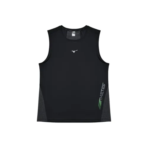 Mizuno PERFORMANCE series Мужские майки черного цвета