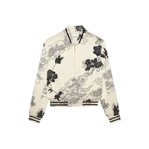 SAINT LAURENT Куртка Мужская Мел