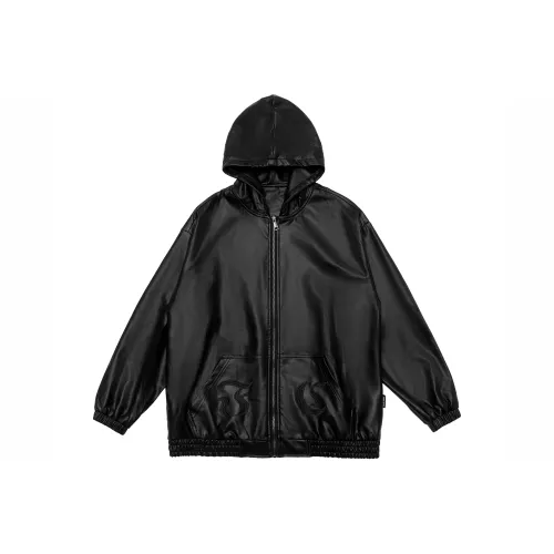FEICHAI Loose Fit Workwear Jacket Unisex Black