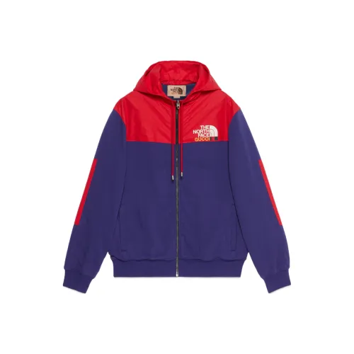 GUCCI X The North Face SS22 Куртка Мужская Синяя Красная