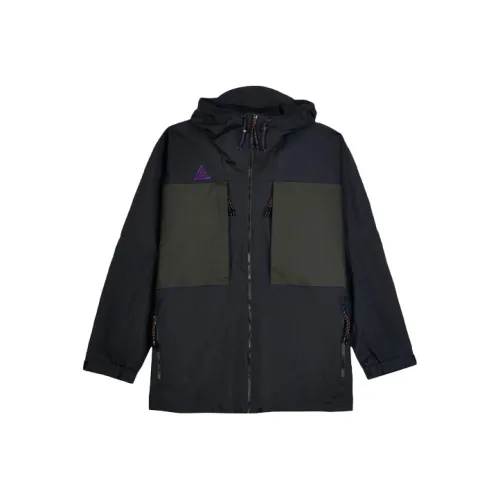 Nike Черный Фиолетовый Мужские Куртки