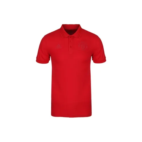 Adidas MUFC Red Men's Polo