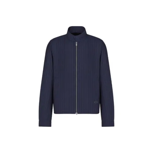 DIOR SS22 Куртки и Пальто Мужской Морской Синий