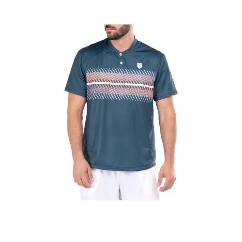 KSWISS POLARIS Henley S S Поло Мужское Синее