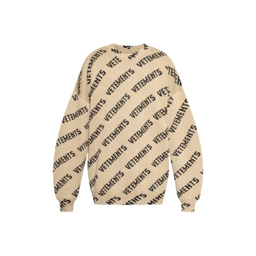 Vetements Бежевые Мужские Свитера