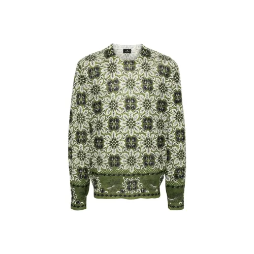 ETRO Армейский зеленый Мужские Свитера