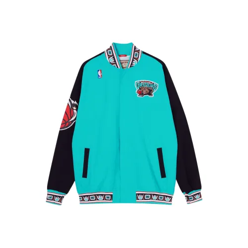Mitchell Ness Небесно-голубой Унисекс Куртки