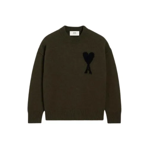 AMIPARIS Snake Year Limited Collection SS25 Свитер Унисекс Черный Хаки Зеленый