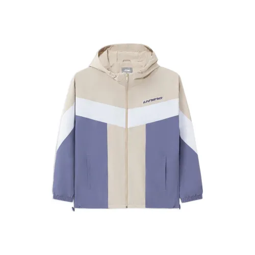 LINING Sports Trend Series Куртка Мужская Белая Серый Ink Синий