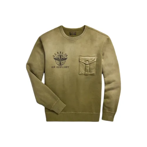 DOUBLE RL Толстовка Мужская Зеленая