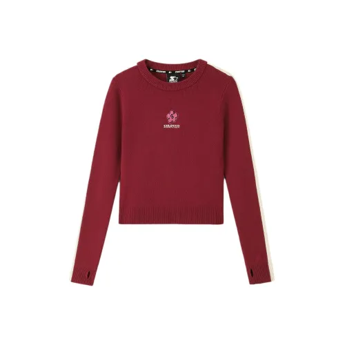 STARTER x YOUQIANHUA LIANMINGKUAN Свитер Унисекс Красный