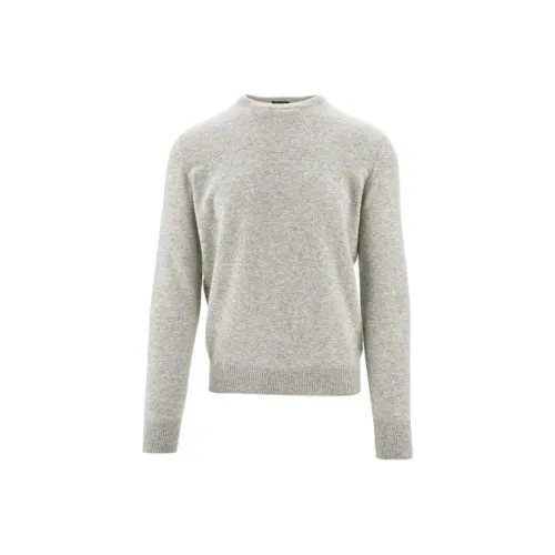 Ermenegildo Zegna Серые Мужские Свитера