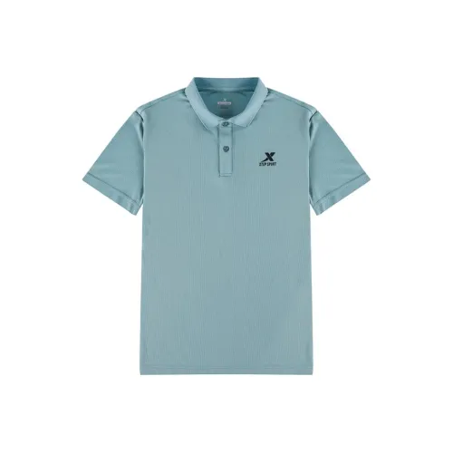 XTEP Поло Мужское Sparrow Feather Green