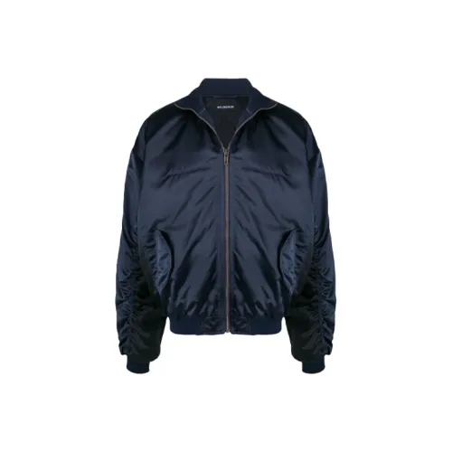 Balenciaga Темно-синие мужские куртки