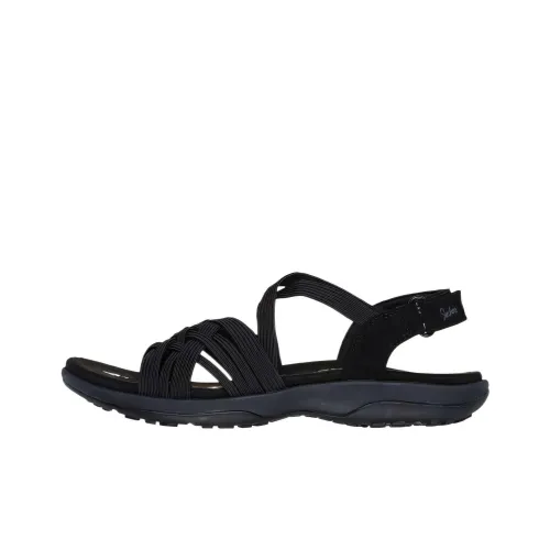 Skechers Reggae Slim One Ремень Сандалии Черные Женские