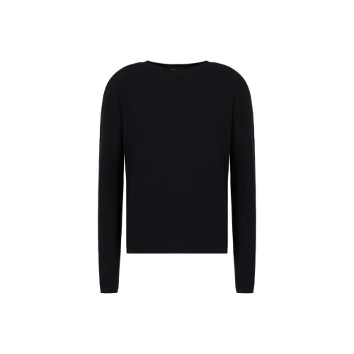 GIORGIO ARMANI Черные Мужские Свитера