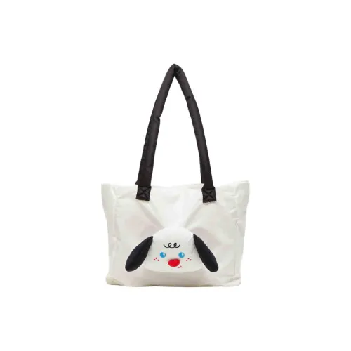 Three Blessings Оксфорд Тоут Сумка Сумка для покупок Сумка Сумка через плечо Средний Женская Белая Щенок Белый Джокер Cookies