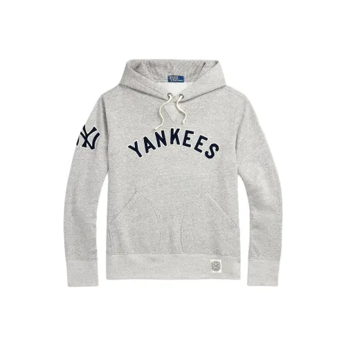 Polo Ralph Lauren x MLB FW24 Свитшот Мужской Светлый Фотиния Серый