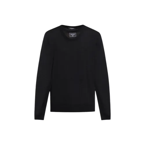BALMAIN Черные Мужские Свитера