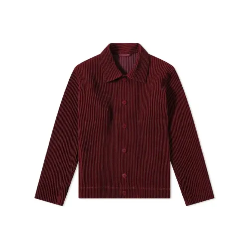 Homme Plissé Issey Miyake Красный Мужской Куртки