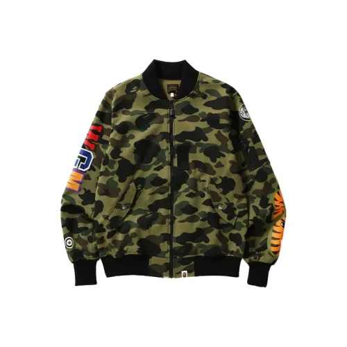 A BATHING APE Зеленый Мужской Куртки