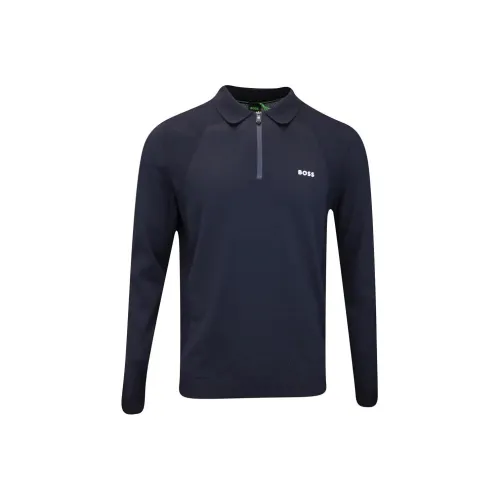 Hugo Boss Поло Мужское Морской Синий