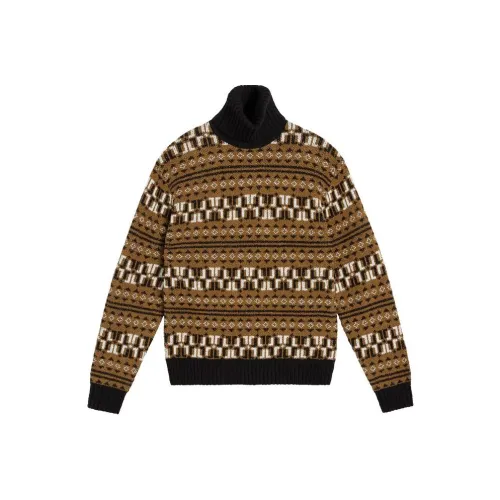 J.Lindeberg Bearclaw Черепаха Шея Свитер Мужской Ореховый