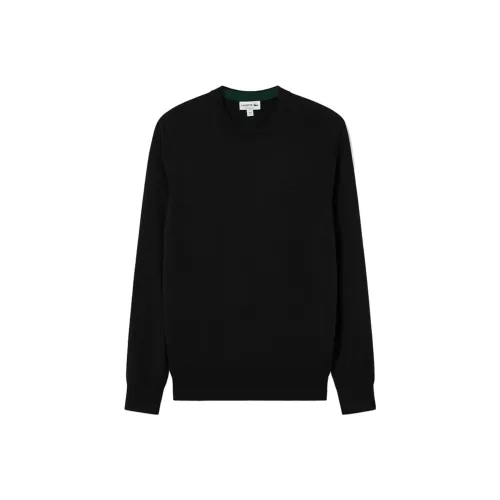 Свитеры для мужчин черного цвета в сотрудничестве с LACOSTE