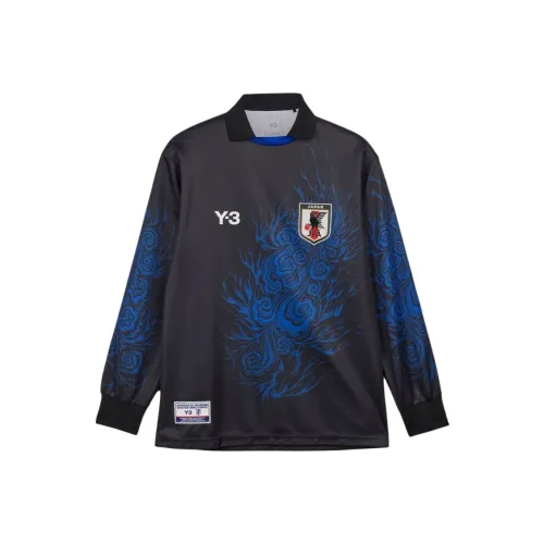 Y 3 JFA Co Branded SERIES Синяя Унисекс Рубашка T