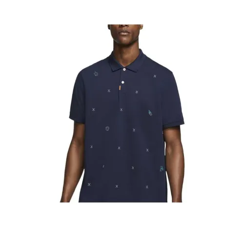 Nike Синий Мужское Поло