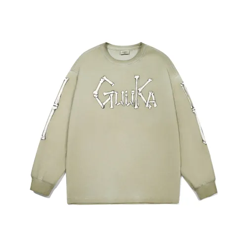 Guuka Хаки Мужские Свитшоты