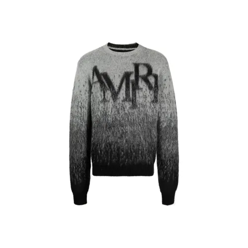 AMIRI Серый Мужской Свитеры