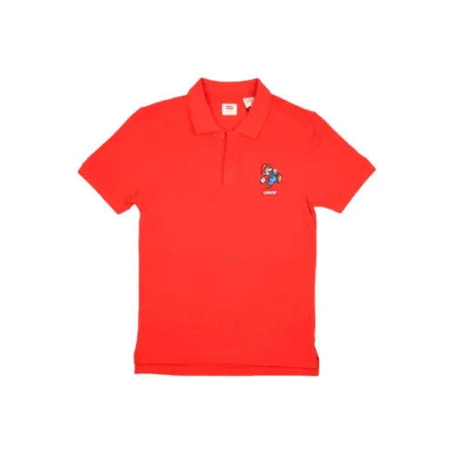 Levis Red Men's Polo