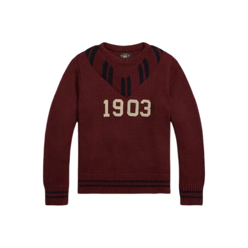 Double RL Red Men's Sweaters Double RL Красные Мужские Свитера