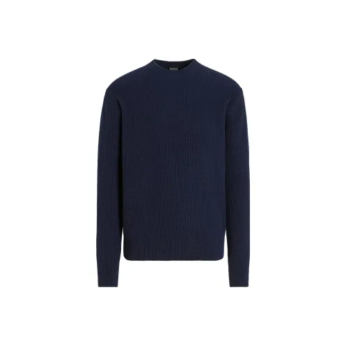 Ermenegildo Zegna Морской Синий Мужские Свитера