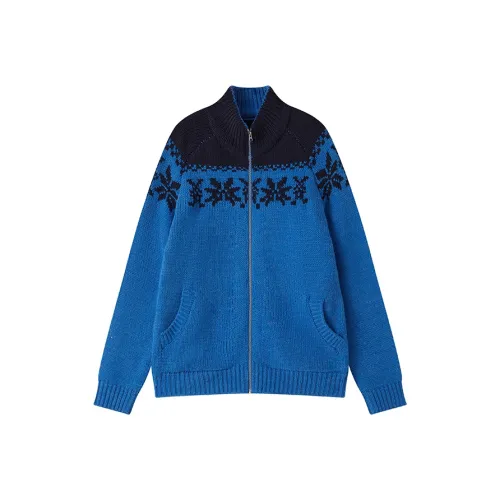 WULISHAONIAN Свитер Унисекс Темно-синий