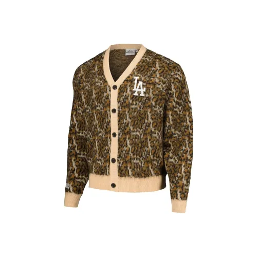 MLB X Pleasures Los Angeles Dodgers PLEASURES FW23 Свитер Мужской Коричневый