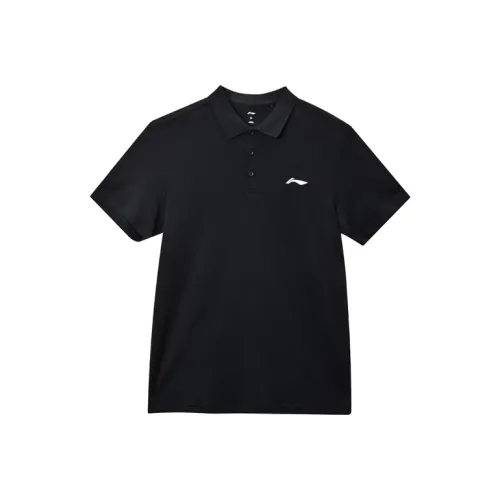 LINING Черная мужская поло