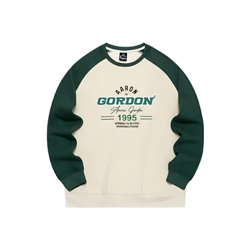 361° Свитшот Унисекс Песочный Коричневый Белый Deep Ярко-зеленый