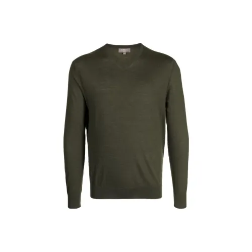 N.Peal Свитер Мужской Темно-зеленый