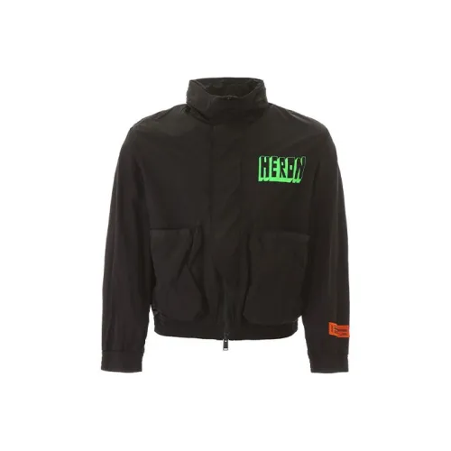 HERON PRESTON Мужские черные куртки