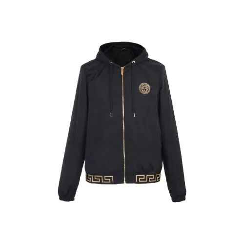 VERSACE Куртки и Пальто Мужской Черный