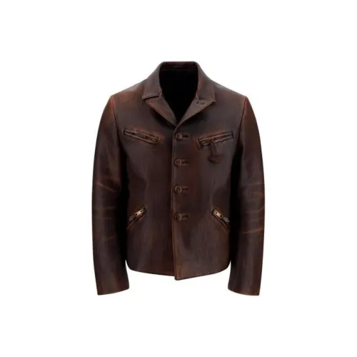 PRADA Коричневые Мужские Куртки