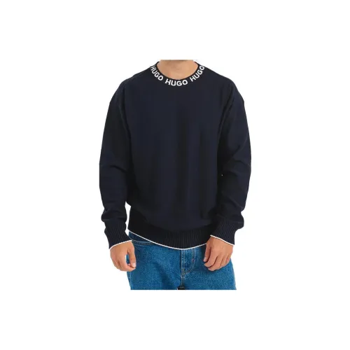 Hugo Boss Свитер Мужской Морской Синий