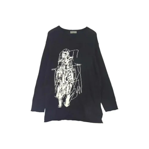Yohji Yamamoto Черные Мужские Свитера