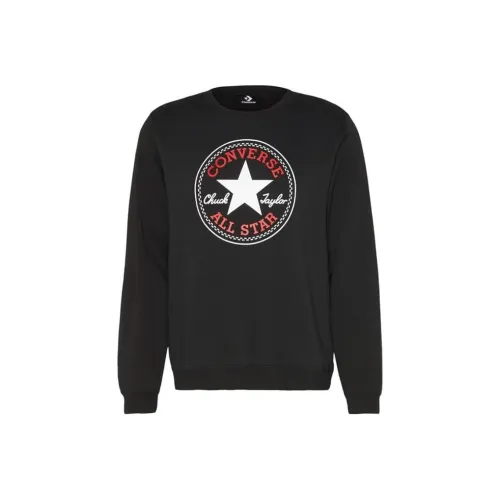 Converse Chuck Patch Stander Form Core Crew Sweatshirt Unisex Black