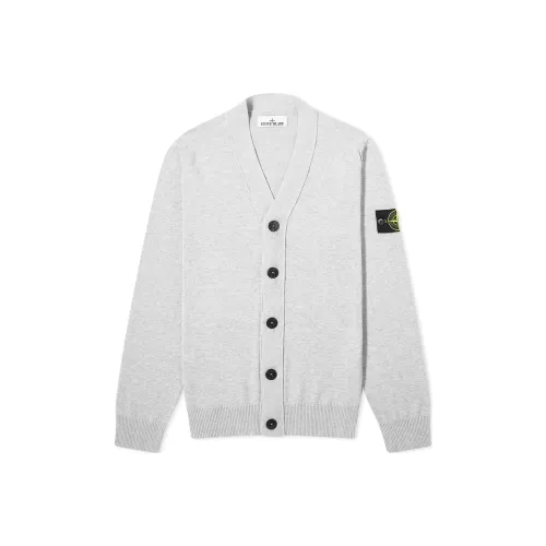 STONE ISLAND Серый Унисекс Трикотаж